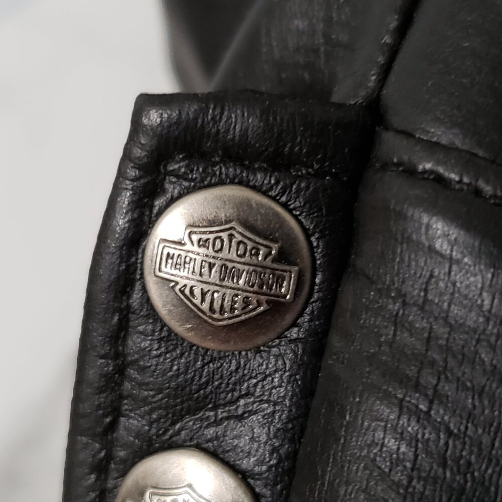 NWT Harley Davidson Biker Club teddy bear vegan leather chaps and shirt 2004 - Picture 10 of 12
